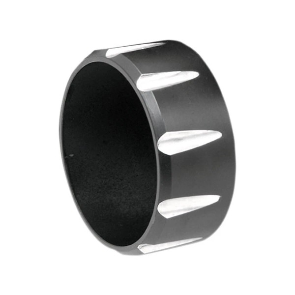 Bassani 3" Firepower Black Exhaust End Cap w/Contrasting Flutes (BE30T)