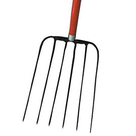 Union Razorback Forged 6 Tine Manure Fork With 48in Handle