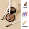 Albeaut Eyeshadow Brush, Angled Nose Contour Brow Bone Highlight Makeup