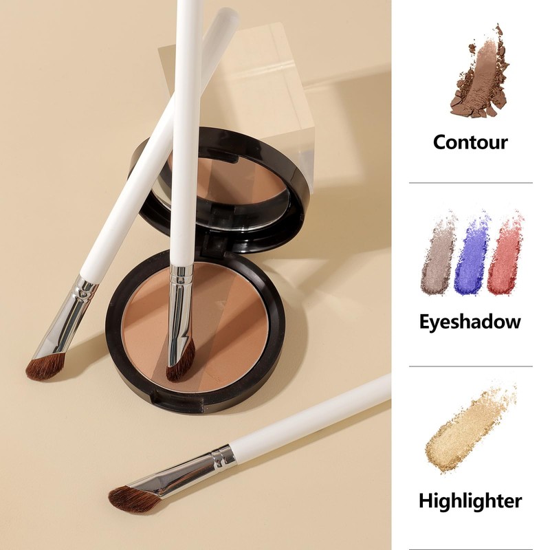 Albeaut Eyeshadow Brush, Angled Nose Contour Brow Bone Highlight Makeup