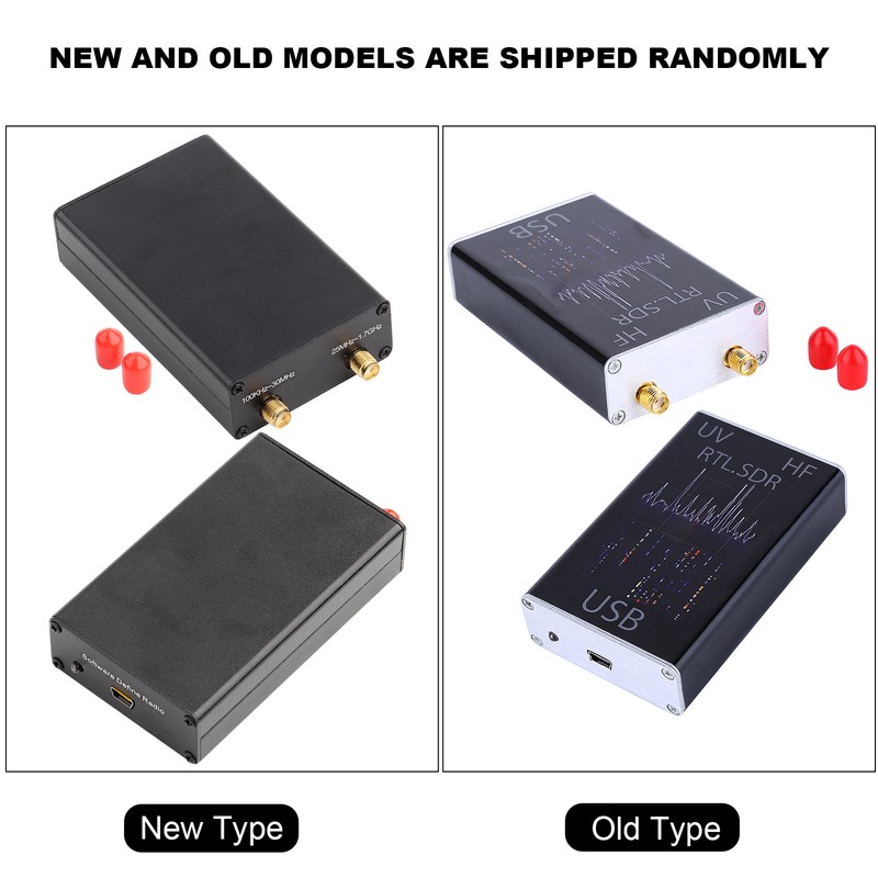 Ham Radio Receiver 100KHz1.7GHz Full Band UV HF RTLSDR USB
