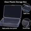 10Pcs Clear Beads Storage Containers,Empty Mini Storage Containers Box with