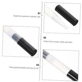 NUOBESTY 20pcs Empty Nail Nutrition Pens Revitalize Cuticle Oil Applicators for Easy Manicure and Practical Design for Personal Care and Nail Art