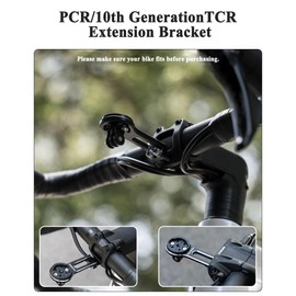 ROCKBROS Fahrradcomputer Halterung Kompatibel mit Garmin,Bryton,Wahoo,iGPSPORT GPS Lenkerhalterung nur für Giant PCR/10 mit Adaptern, Out-Front Fahrradcomputerhalterung Kameras Halter aus Alu