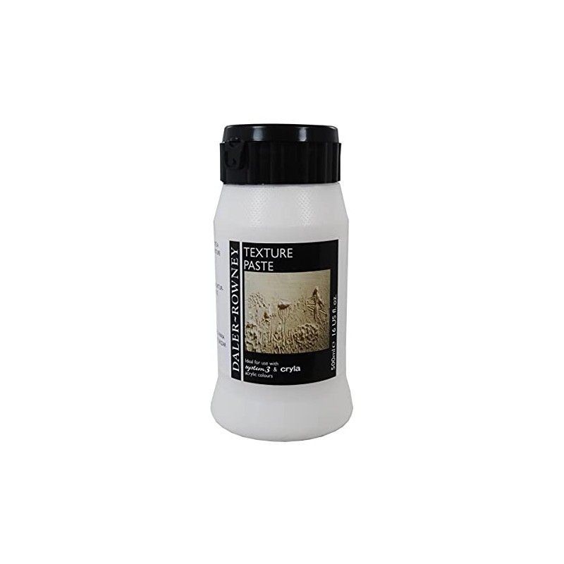 Daler-Rowney Acrylic Medium, Plastic Pot, 33.81oz - 1L, Texture Paste