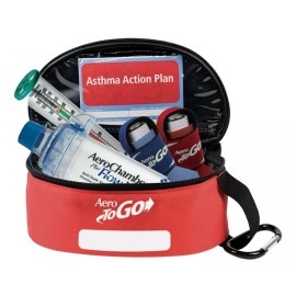 Trudell Estuche Compacto Portatil Aerocámara Espaciadora Aero-togo