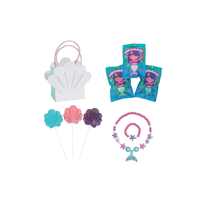 Mermaid Candy Favor Kit 60 Pieces