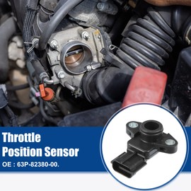 X AUTOHAUX Car Throttle Position Sensor Replacement Fit for Yamaha Outboard 150HP - Pack of 1 Black