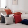 Demetex 45x45 Cushion Covers Grey Neutral Solid Cushion Cases Soft