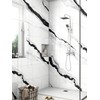 10pcs Marble Peel and Stick Waterproof Shower Wall Panels, Peel