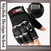 One Limitation TG184 Gloves Cycling Fingerless Protector Velcro Outdoor Men