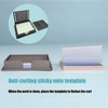 Sticky Note Stencil, Sticky Note Holder with Stencil 3x3 Sticky