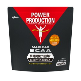 グリコ マックスロード BCAA4000mg アミノ酸 グレープフルーツ風味 850g【使用目安 約130回分】 パワープロダクション 必須アミノ酸 ロイシン アラニン イソロイシン バリン