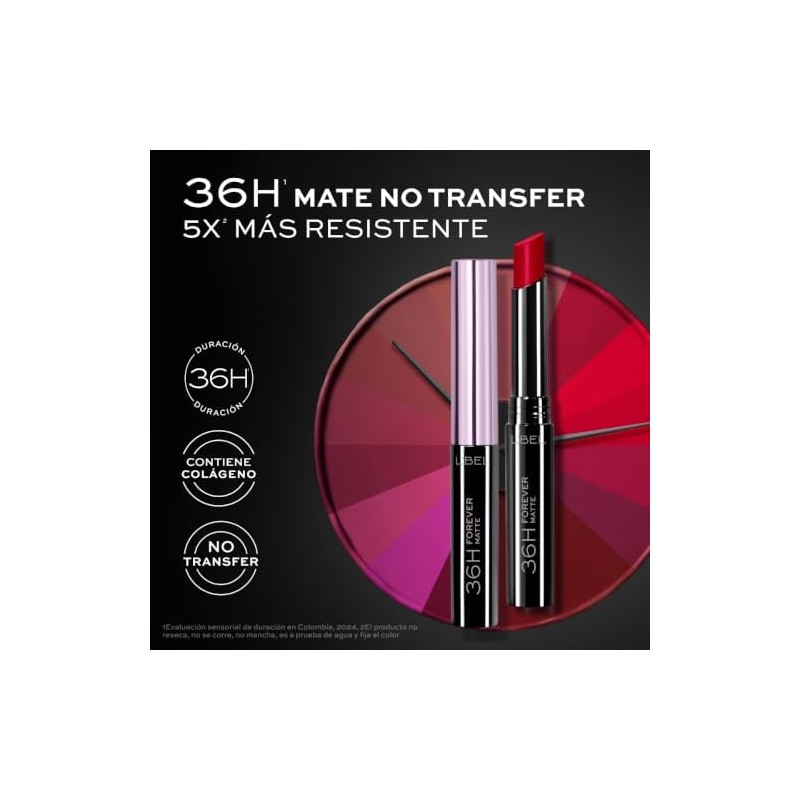 L'BEL Labial en Barra Forever Matte 2 g No Transfer