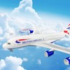 Bswath Large Model Airplane 1:160 British Airway 380 Model Jet