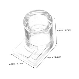 SUPVOX 2Pcs Ant Water Feeder Reptile Waterer Transparent Ant Feeding Box Gecko Tank Accessories for Bearded Dragons and Easy Monitoring