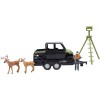 Big Country Toy Polaris and Trailer Set Hunter, Tree Stand & Deer