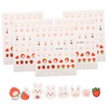 Baluue 2sets Easter Nail Art Stickers Bunny Rabbit Nail Decals