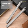Hamans Titanium Metric Ruler 12CM and 4Inch Multi Function with