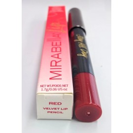 Mirabella Velvet Lip Pencil 0.06 oz - RED / New In Box  / Free Shipping