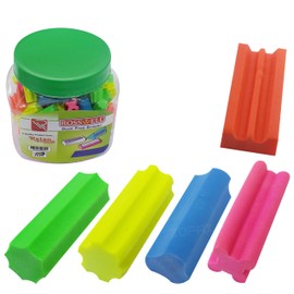 ZOFAX Roswell Novelty Pencil Erasers, Mini Erasers, Pack of 100, Multicolour, Soft Rubber Erasers, Multipack, Ideal for School Office Home Classroom Teacher Use