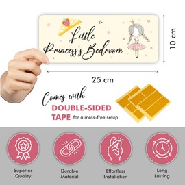 Little Princess's Bedroom Kids Bedroom Door Sign
