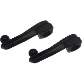 SYCZIOHU 17 MM Ball Joint Extension Arm 2 PCS Black Bracket Extender Rotating Rod for Mobile Phone Holder, Tablet Holder and Car Air Outlet Installation