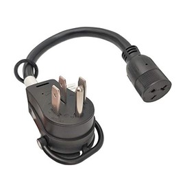 Parkworld 62053 RV 50A Splitter Adapter Cord 14-50P to 14-50R & 6-20R (T-Blade 6-15R) A/C 3-Prong 20A 250V Female (1.5FT)