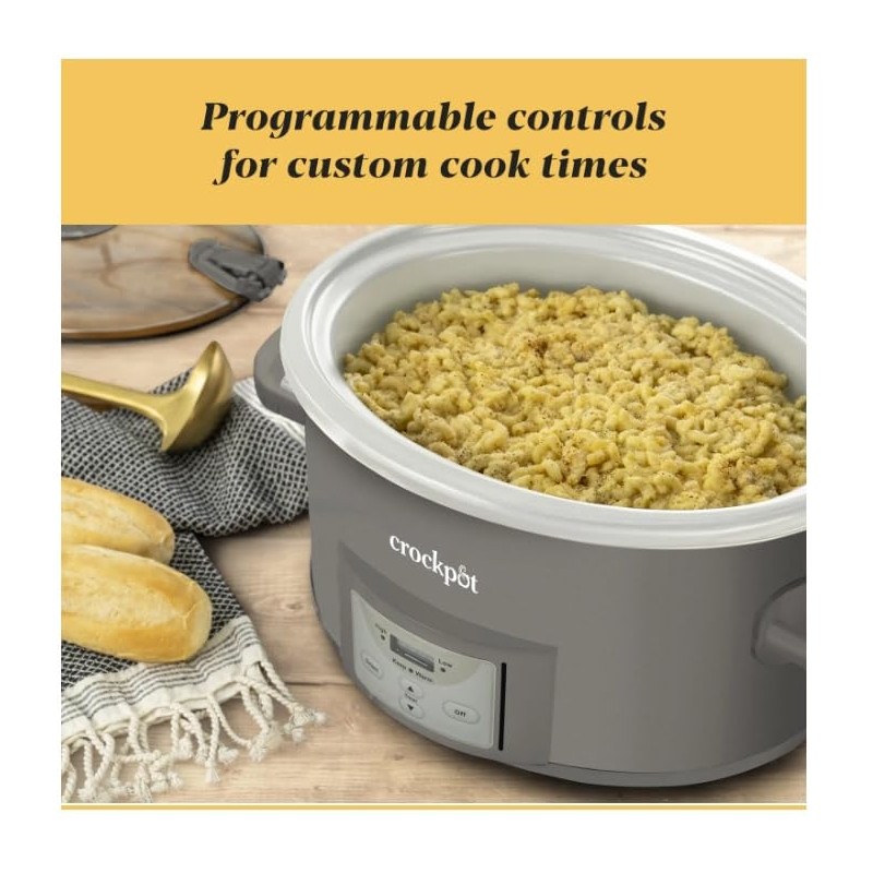 Crock-Pot Locking Lid 6qt Cook and Carry Programmable Slow Cooker