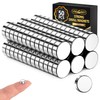VNDUEEY 50 Pack Magnets, 6x2mm Fridge Magnets for Adults, Whiteboard