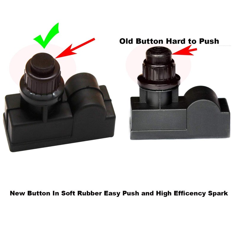 MENSI Upgrade AA Battery Operated Push Button Igniter Spark Generator