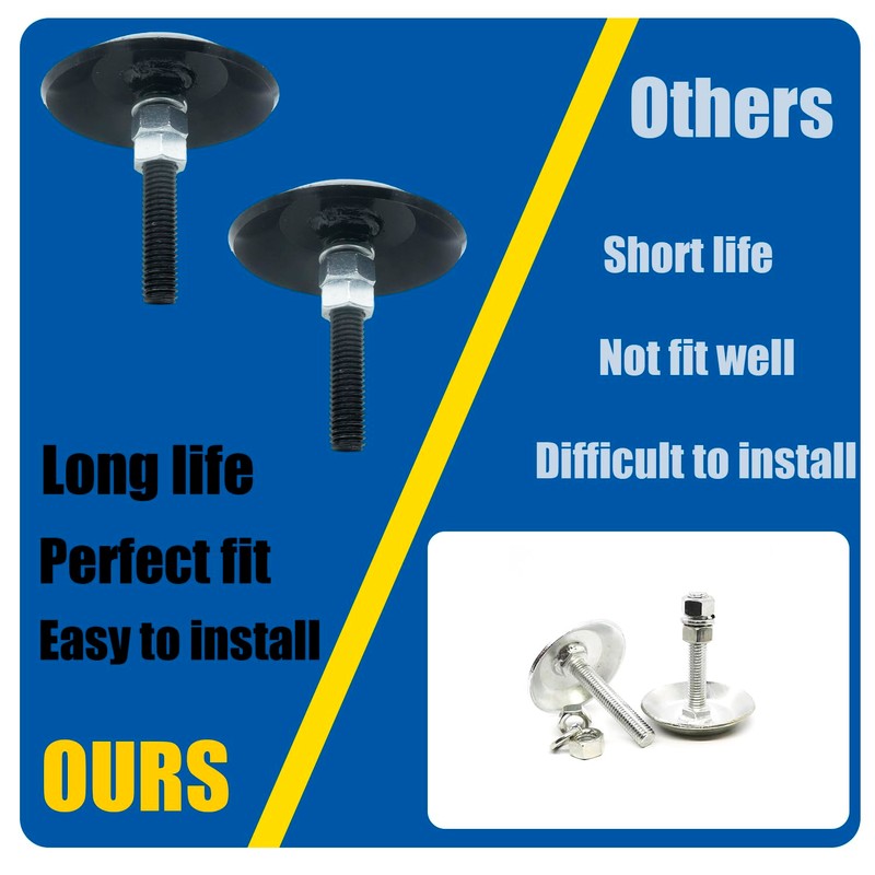 2873423 Snow Plow Blade Skid Shoes Kit Replacement Polaris (2