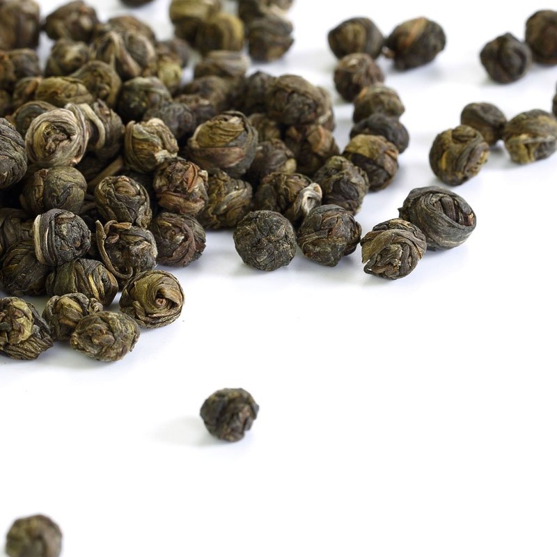 GOARTEA 60pcs 8g Premium Grade Jasmine Pearls Tea Jasmine Tea