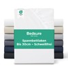 BEDSURE Fitted Sheet with Moisture Control 11-0601TCX 90x200+30 DE