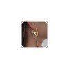 Cybche Punk Flame Hoop Huggie Earrings Gold Fire Flame Drop