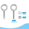 PATIKIL Lifting Shoulder Eye Bolts, 4 Pack M8x50 304 Stainless