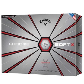 Callaway Golf Chrome Soft X Golf Balls, (One Dozen)