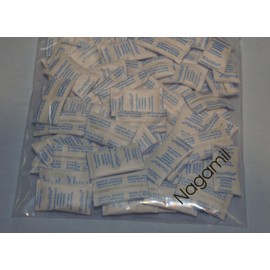 100 x Silicagel Beutel 1 g, Trockenmittel, staubdicht verpackt, regenerierbar