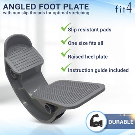 Calf Stretcher for Plantar Fasciitis Relief, Achilles Tendonitis Support, Heel, Foot Massage | Stretch Calf Roller Massager ● Bonus Spiky Massage Ball and Instruction Guide