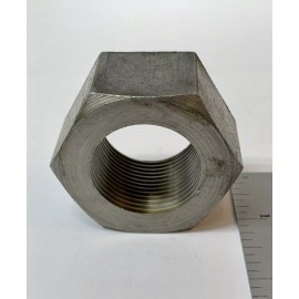 Accurate 1-3/8-12 Hex Nut Fine thread UNF fastener 1 3/8 Inch 1-3/8"-12 Finished Steel Pl
