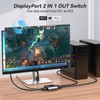 PVBCTCSID 8K DisplayPort Switch 2 In 1 Out 4K144Hz DP