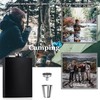Hip Flask Set, Stainless Steel Flasks with 2 Small Cups