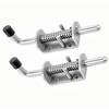 1PCS Spring Loaded Latch,Stainless Steel 304 Security Barrel Bolt Latch