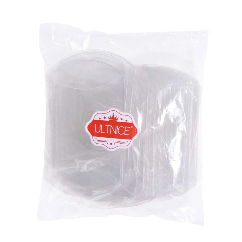 Ultnice Pack of 50 Clear Pillow Shape Gift Boxes Candy