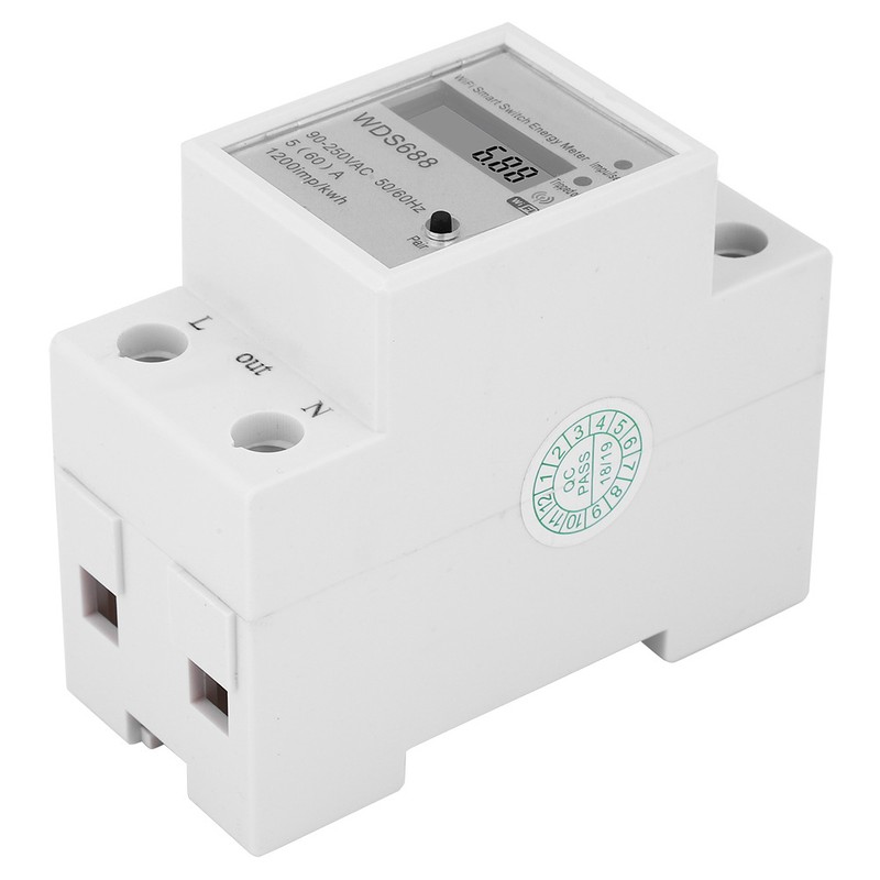 WDS688 Smart Energy Meter Single Phase Multi Function Remote Control