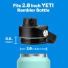 Bluwing Spout Lid for YETI Rambler 12/18/26/36/46/64 oz Water Bottle,