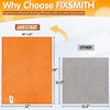 FIXSMITH Microfiber Cleaning Cloth -Pack of 12, Highly Absorbent Cleaning