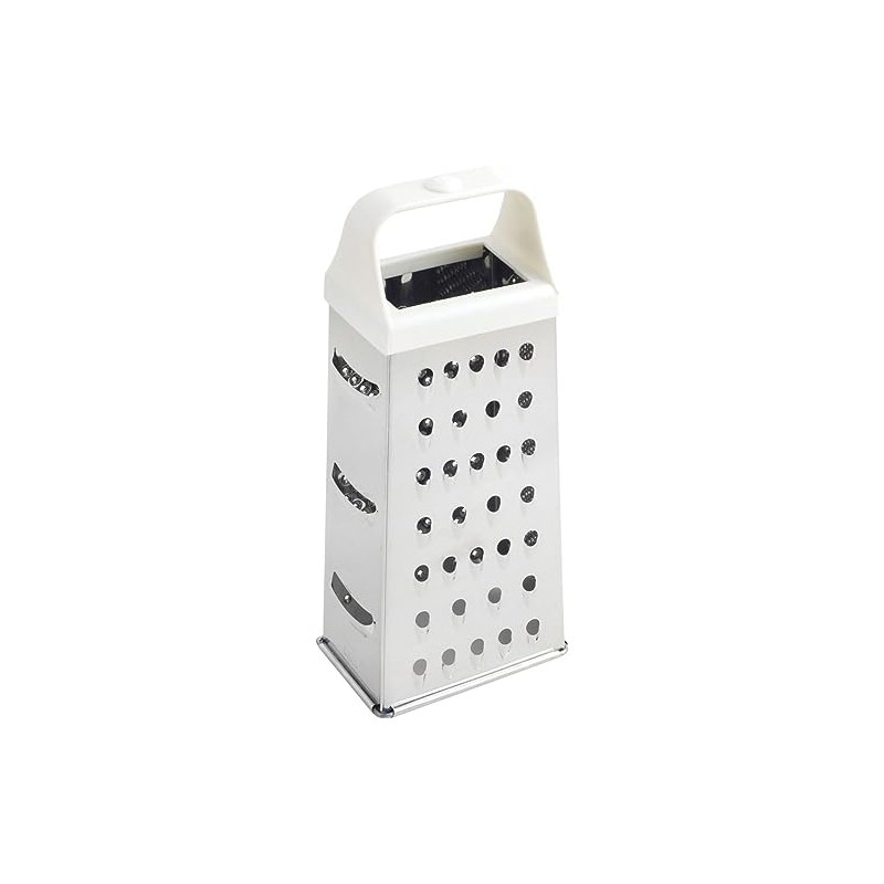 Metaltex 194607010 Square Stainless Steel Universal Grater 21 cm