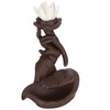 Backflow Incense Burner, Lotus Flower/Monk Waterfall Incense Holder, Handmade Ceramic
