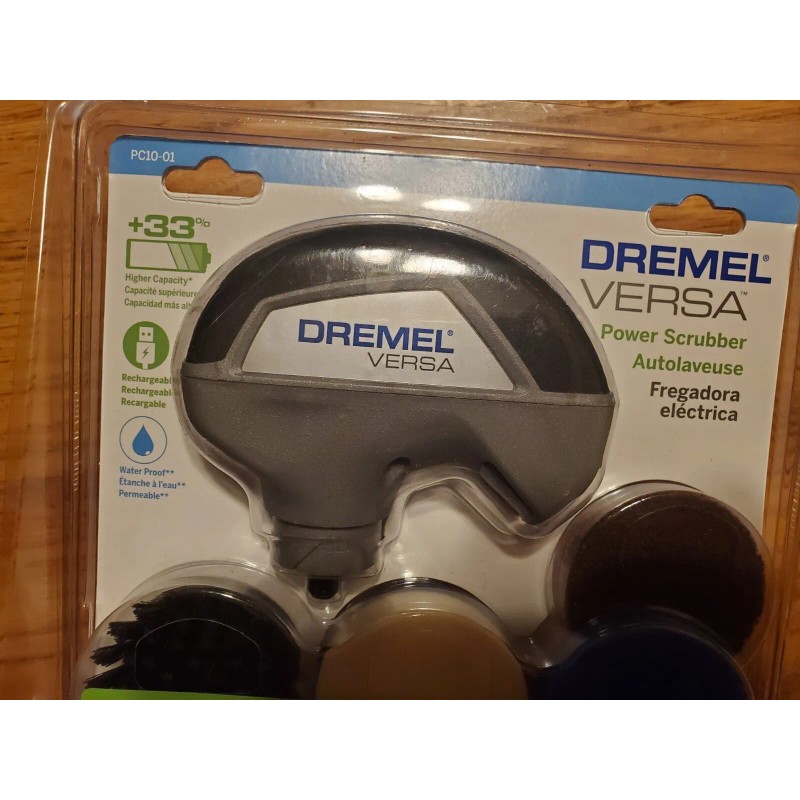 Dremel Versa Cleaning Tool Kit Cordless Power Scrubber For Bathroom